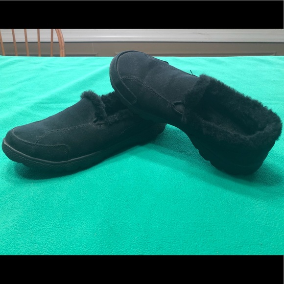 danskin now faux fur shoes